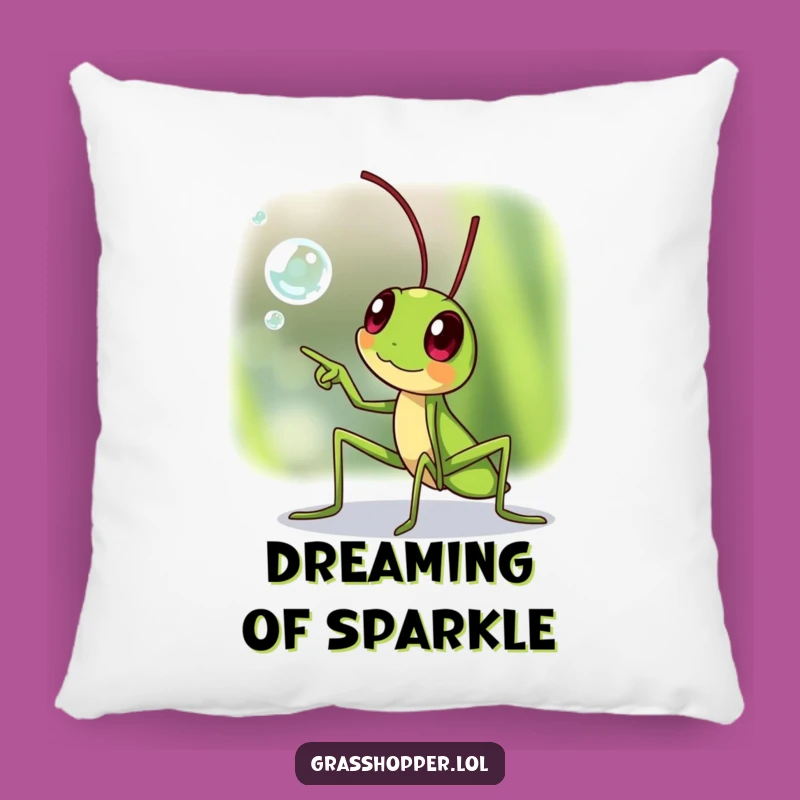 Funny Excited Grasshopper Pillow: Wonder Comfort, Perfect Gift