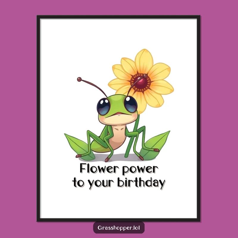 Free Printable Grasshopper Wall Art: Admiring Nature's Grandeur!